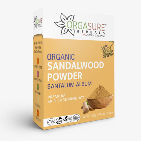 Organic Sandalwood Powder for Face and Skin Care | Santalum Album 200g Organic Sandalwood Powder for Face and Skin Care | Santalum Album 200g