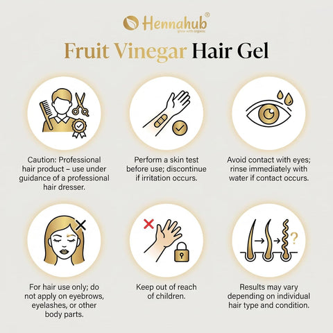Fruit Vinegar Gel Natural Hair Black Color for Both Men, Women (500ml x 2) - with Gloves
