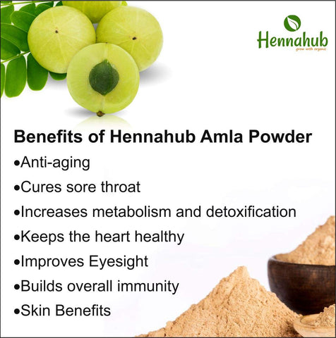 Natural Amla Powder 1 kg for Hair care - hennahubstore